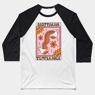 Sagittarius Tarot Card Baseball T-Shirt